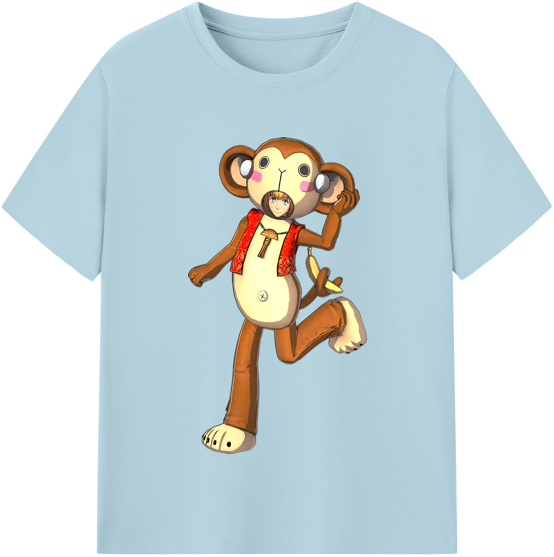 （画像用） 進撃の巨人 アルミン·アルレルト Attack on Titan Armin Arlert 綿100％半袖Tシャツ（フロントプリント）